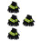 4Paires Coton Pour Pompiers Secouristes 7
