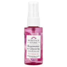 Heritage Store, Ruusuvesi & Glyseriini, Hydraatiokasvokas, 2 fl oz (59 ml)