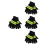 4Paires Coton Pour Pompiers Secouristes 8