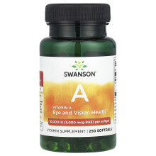 Swanson, Vitamin A, 10 000 IU, 250 Softgels