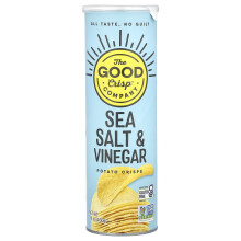 Patatine croccanti, The Good Crisp Company, Sale marino e aceto, 5.6 oz (160 g)