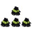 4Paires Coton Pour Pompiers Secouristes 10