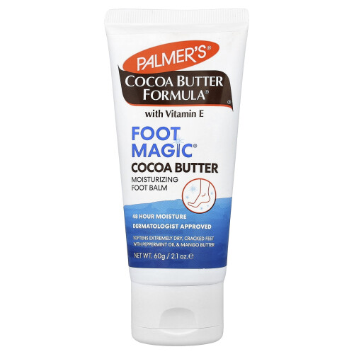 Palmer's Palmer's, Formula de Cacao cu Vitamina E, Magic de Picioare, cu Ulei de Menta și Ulei de Mango, 2,1 oz (60 g)