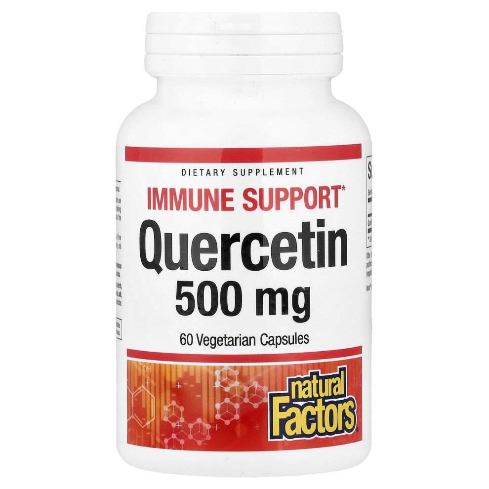 Natural Factors , Quercetin, 500 Mg, 60 Vegetarian Capsules
