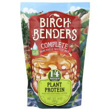 Birch Benders, Mistura per pancake e waffle, Proteine vegetali, 14 oz (397 g)