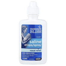 Mommy's Bliss, Gocce/Spruzzo di Salina per il Rilievo Nasale, Tutti gli età, 1 fl oz (30 ml)