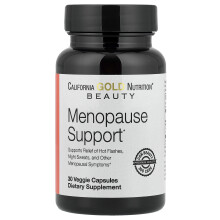 Suporte Menopausa California Gold Nutrition, 30 Cápsulas Vegetarianas
