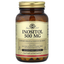 Solgar, Inositol, 500 mg, 100 Vegetarische Capsules