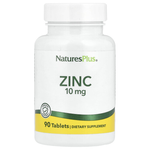 NaturesPlus, Zink, 10 mg, 90 Tablets