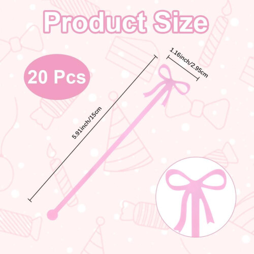 20 Acryl-Rührstäbchen, 15 cm lange Rührstäbchen 1