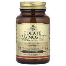 Solgar, Foliowy, 1 333 mcg DFE, 100 tabletek