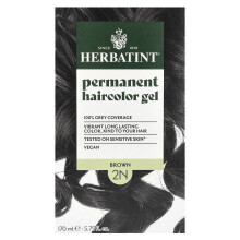Herbatint, Permanent Hårfärg Gel, 2N Brun, 5,75 fl oz (170 ml)