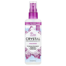 CRYSTAL, Spray de Deodorant Enrichat cu Minerale, Nesatisfăcut, 4 fl oz (118 ml)