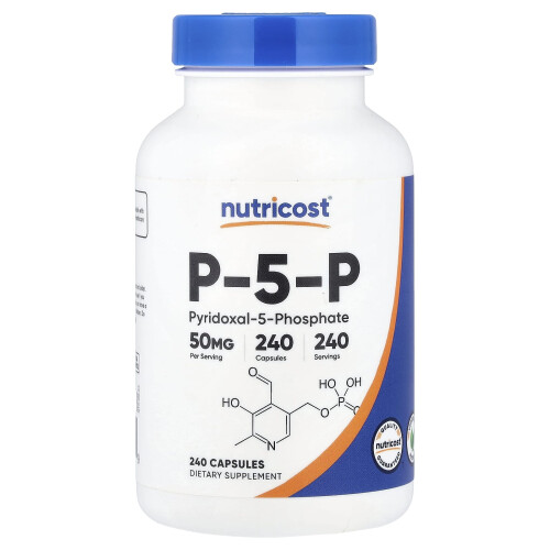 Nutricost, P-5-P, 50 mg, 240 Capsules
