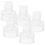 10Pièces Accessoires Sein Silicone Transparent Valves Antireflux 6