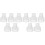 10Pièces Accessoires Sein Silicone Transparent Valves Antireflux 8