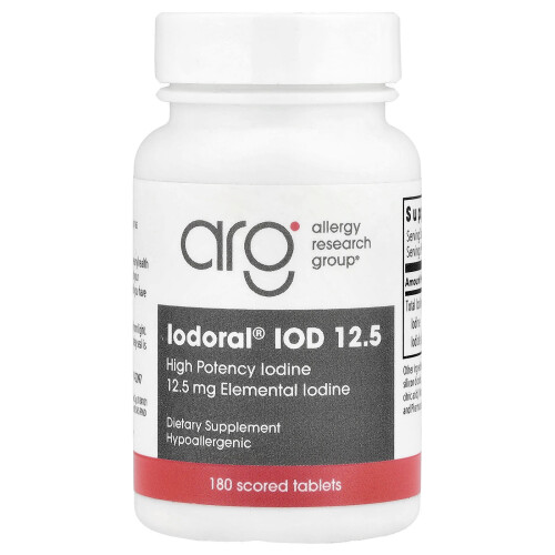 Optimox, Iodoral, IOD 12,5, 180 Tablets