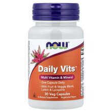 NOW Foods, Dagslige Vits, 30 Veg Capsules