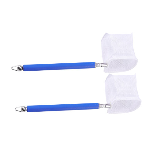 8Pcs Lightweight Telescopic Fish Catching Net with Fine Mesh for Tanks 2
