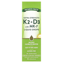 Nature's Truth, D3 + K2 cu MK-7 în picături lichide, 2 fl oz (59 ml)