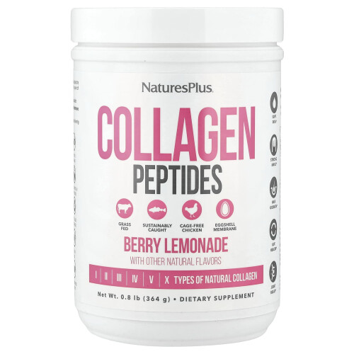 NaturesPlus, Πεπτιδικά Κολάτζεν, Berry Lemonade, 0.8 lbs (364 g)
