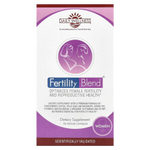 Daily Wellness Company, Mieszanka na Fertylność kobiet, 90 Veggie Capsules