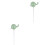 2Pcs Glass Self Watering Plant Devices Green Automatic Waterers 3