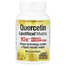 Natural Factors, Quercetine LipoMicel Matrix, 60 Vloeibare Softgels