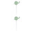 2Pcs Glass Self Watering Plant Devices Green Automatic Waterers 5