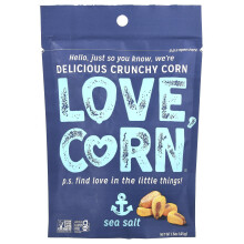 Love Corn, Mais Prezioso, Sale di Mare, 1.6 oz (45 g)