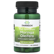 Swanson, Full Spectrum Moringa Oleifera, 400 mg, 60 Capsules