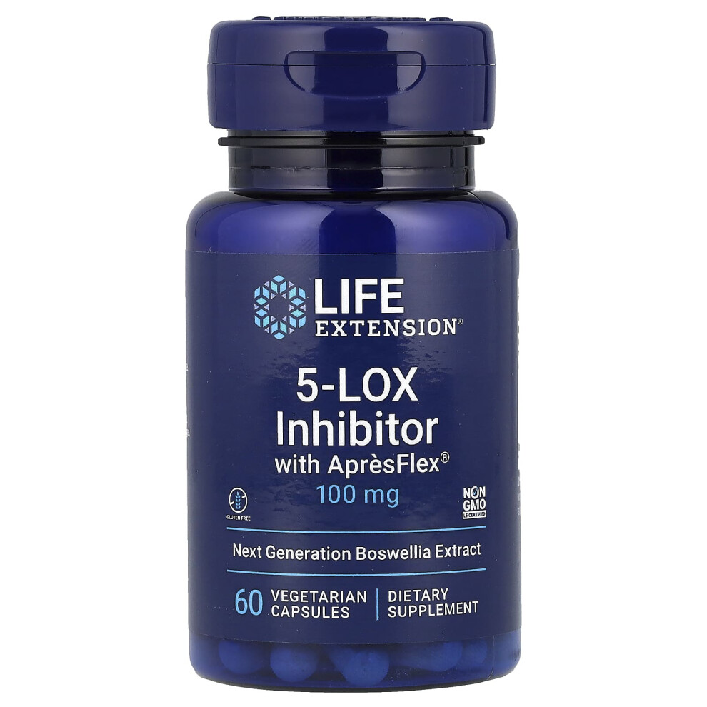 Life Extension 5-Lox Inhibitor With Apresflex, 100Mg - 60 Vcaps