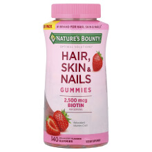 Nature's Bounty Haar Haut & Nägel Gummivitamine, Erdbeere, 140 Gummis