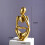 Άγαλμα στοχαστή αφηρημένη γλυπτική ρητίνη αγάλματα για διακόσμηση σπιτιού 2