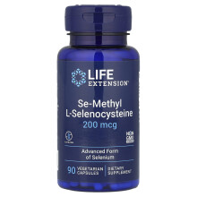 Life Extension, Se-Metil L-Selenocisteina, 200 mcg, 90 Capsule vegetariana