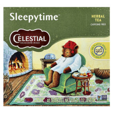 Celestial Seasonings, Urte-te, Sleepytime, Koffeinfri, 40 Teesække, 2.1 oz (59 g)