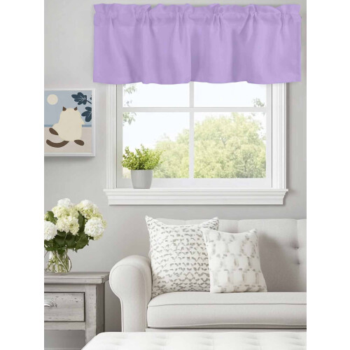 Lila akvarellkappa 122x43 cm stångficka 2