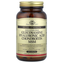 Solgar, Glucosamina Acido Ialuronico Chondroitina MSM, 120 Tavole