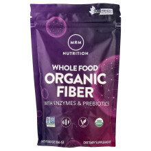 MRM Nutrition, Whole Food, organische Faser mit Enzymen und Präbiotika, 9,03 oz (256 g)