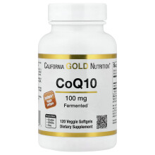 California Gold Nutrition, CoQ10, 100 mg, 120 Veggie Softgely