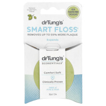 Dr. Tung's, Ecosentials, Smart Floss, Natural Cardamom, 30 yd (27 m)