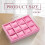 2-pack sammets klockbricka med 12 fack 2