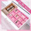 2-pack sammets klockbricka med 12 fack 5
