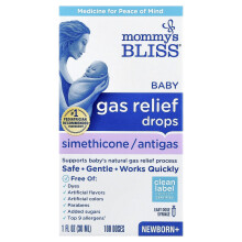 Mommy's Bliss, Baby Gas Verlichting, Simethicone Druppels, Nieuwboren+, 1 fl oz (30 ml)