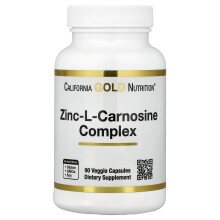 California Gold Nutrition, Zinek-L-Karnosin Komplex, 90 Veggie Kapsle