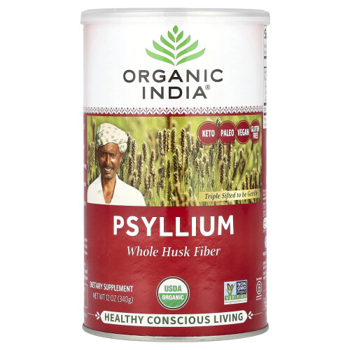 Organic India, Ψυλλίου, Ολόκληρη Σάρκα Φυλλώματος, 12 oz (340 g)