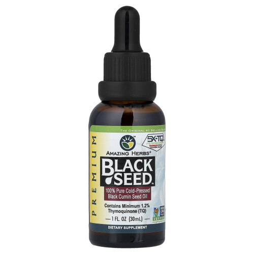 Semilla de Cumin Negro Puro, 1 fl oz (30 ml)