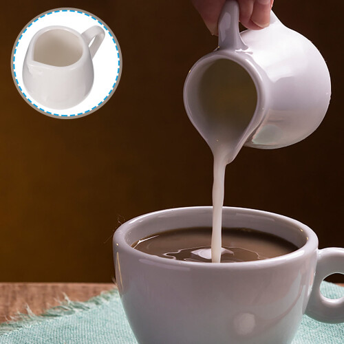 2 τεμάχια μίνι δοχείο αποθήκευσης σάλτσας για γάλα, κρέμα καφέ, κεραμικά ποτήρια 1