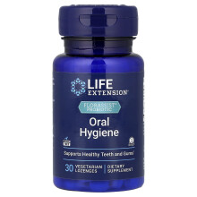 Life Extension, FLORASSIST Probiotic, Higienă Orală, 30 Lozenges Vegetariene