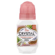 CRYSTAL, Deodorant Enrichat cu Minerale, Cocon și Vanilie, 2.25 fl oz (66 ml)